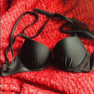 Aerie Brooke 32A black Swim Top!